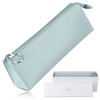 Penogo Adult Cute Ultra Simple Pencil Case, Women's, blue green