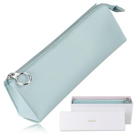 Penogo Adult Cute Ultra Simple Pencil Case, Women's, blue green