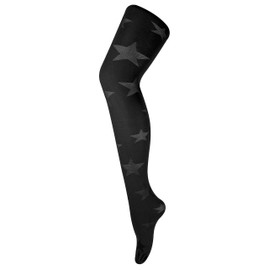 Sock Snob Women's Opaque Patterned Coloured Winter 80 Denier Tights Size 8-14 UK -