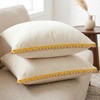 HINZIC 2.3 Yards Gold Pearl Beaded Fringe Trim, 0.5 Inch