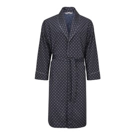 Revise Brais RE-502 Men's Dressing Gown Thin and Light, Dark blue 602