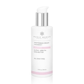 Gel Crema Iluminador Original Para La Piel - 200 Ml / 7.76 Onzas Líquidas - Para Cuello, Rostro, Axilas, Codos Y Zonas Íntimas. Gel Iluminador Para Un