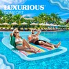 4E's Novelty 2 Person Inflatable Pool Lounger Float for Two