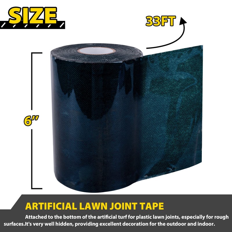 Kikerike Artificial Grass Tape Self Adhesive Double Sided, 6 Inch