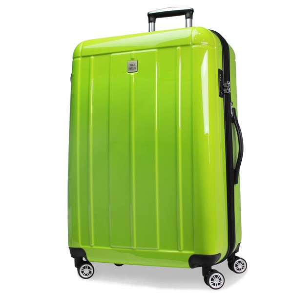 World Traveler Contour Lightweight Polycarbonate Hardside Expandable Spinner Luggage with