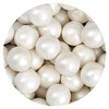 White Shimmer Gumballs 1 Inch Gumballs, 2 Pound Bulk Bag