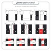 Tomt.STORE: Doblador de ropa playeras y camisas INCLUYE bolsa para