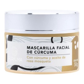 PURALMA - Mascarilla facial de cúrcuma. Limpia el acné y los poros congestionados, abrillanta la piel, oxigena la piel y elimina toxinas y desechos. Para piel grasa o con acné, 50grs.