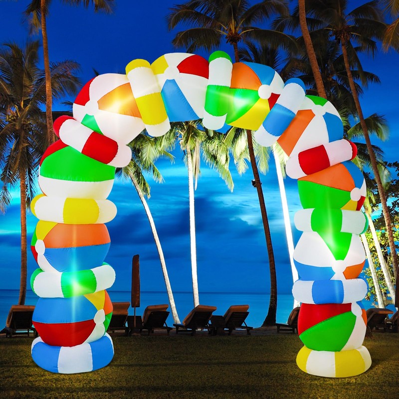 Shappy 9ft Beach Ball Inflatables Arch Summer Outdoor Decorations Build
