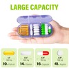 Vikie Weekly Pill Organizer 3 Times a Day, MORN NOON