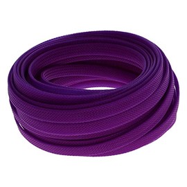 Heyiarbeit 10m/32.8ft PET Expandable Braid Cable Sleeving Flexible Wire Mesh Sleeve Purple 8mm
