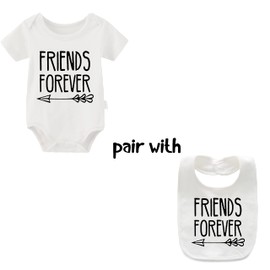 YSCULBUTOL Conjunto de ropa para bebé con baberos y gorro para niñas, Blanco, 0-3 meses