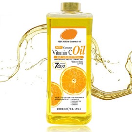  Vitamin C Body Oil for Women, 1000ml Organic Super Vitamin C Oils Pure, Retinol Vit C 7days Oil for Skin (1000ml)