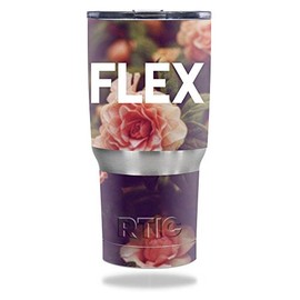 MightySkins Skin Compatible with RTIC Tumbler 20 oz (2016) – Flex | Protective, Durable, and Unique Vinyl Decal wrap Cover | Easy to Apply, Remove, and Change Styles | Made in The USA