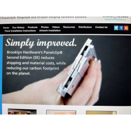 Panelclip French Cleat Wall Panel Artwork Cabinet Box Hangar Hardware Aluminum Panelclip