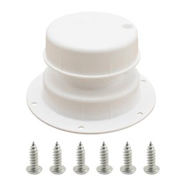 Saihisday RV Plumbing Vent Cap RV Plumbing Vent Cap, White RV Roof Sewer Vent Cover, Plastic RV Roof Vent Cover Suitable for 1 to 2 3/8 Inch Pipe