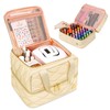 YOREPEK Nail Polish Organizer Case Holds 42+ Bottles (15ml/0.5 fl.oz),