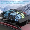 MICTUNING Cargo Nets, 6mm 47" x 36" Heavy Duty Latex