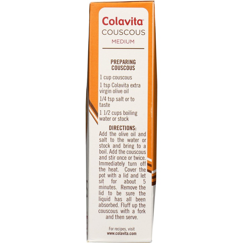 Colavita Couscous, Medium, 1.1 Lb Box, Medium Couscous, 1.1 Pound