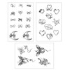 LeTradeJP 3 Pcs Tattoo Stickers for Full Color 2-3 Days