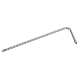 FOCMKEAS T25 Long Tamper Proof Torx Key Bit Wrench, Anti Tamper Star Screwdriver Security Bit Torque Repair Tool L-Shape Nickel Plated CRV Steel, Extra Long Arm