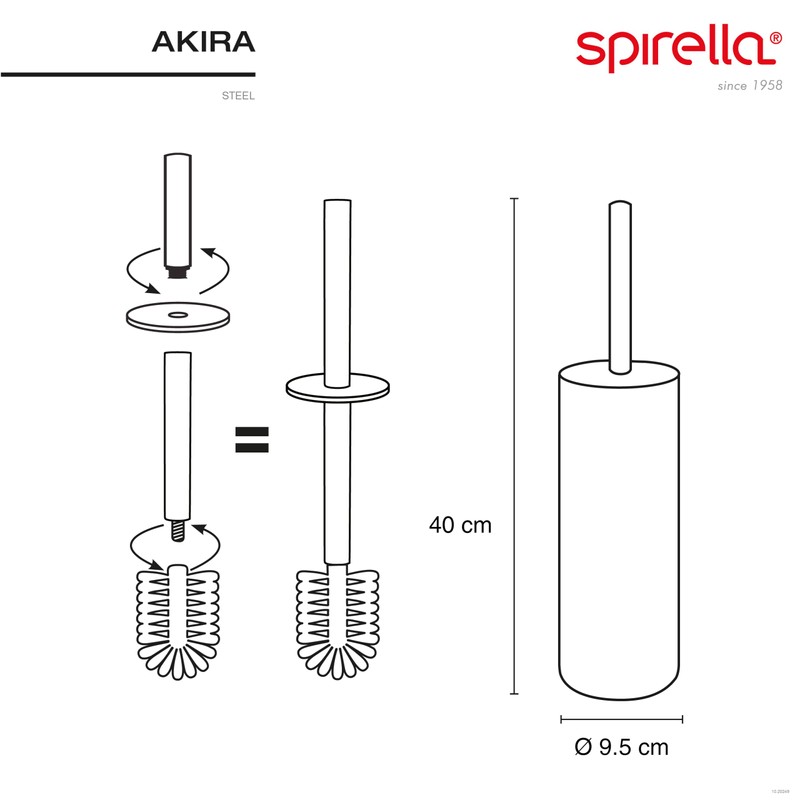 Spirella Toilet Brush Bowl Akira