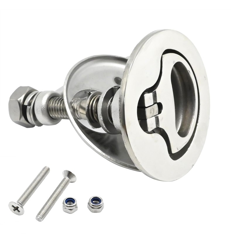 laffoonparts Boat Marine Cam Latch, 316 Stainless Steel Flush Pull