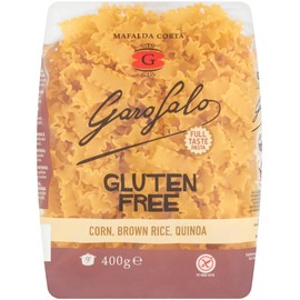 Garofalo Gluten Free Mafalda Corta Italian Dried Pasta, 400g - Suitable for Coeliac and Vegan diets (Pack of 1)