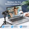 EMEET Webcam 4K, Nova 4K Webcam with Tripod, 2 Microphones