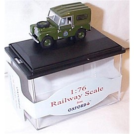 oxford LAND R0VER defender series 1 civil defence 88 hard top car 1.76 railway scale diecast model