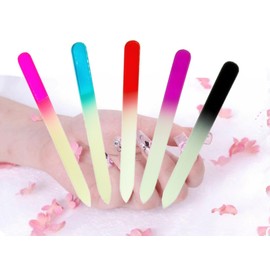 KADS 10-Piece Zebra File 100/180 Grit – Core Turquoise Half Moon Ultra Longlife Coating Professional Studio Quality colourful