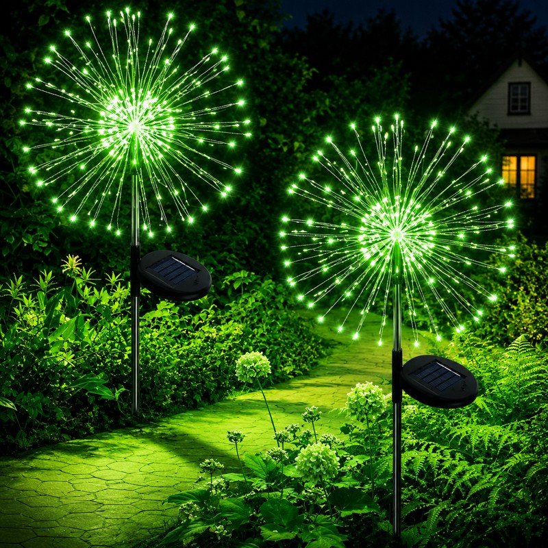 Solar Firework Garden Lights for Outdoor Decor – Shapeable Solar