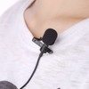 Mini Lapel Mic Clip On Lavalier Microphone 3.5mm for Phones