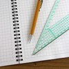 A4 Graph Paper 7mm 0.7cm Squared Jotter Pad, 50 Pages