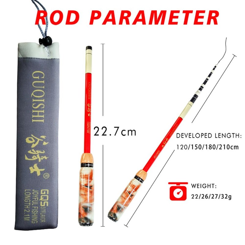 KHEALING のべ竿 延べ竿 振出 竿 軽量 超軽量仕様 小物万能竿 ノベルドミニマム 全長1.2m/