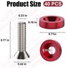 40 PCS Engine Dress Up Kit, CNC Finishing Fender Bumper