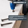 HELPMATE - Rigips Schrauben Trompetenkopf 3,9x35 phosphatiert - Universal-Trockenbauschrauben Kohlenstoffstahl