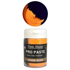 Trout Master Trout Paste for Trout Fishing, 60 g Per Paste Dough, Colour/Aroma: Orange/Black/Fish