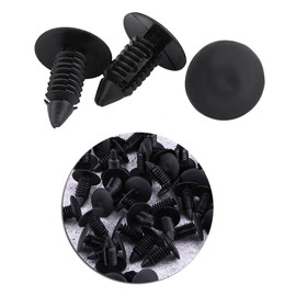 A133 Clips - Car Inside And Outside 50Pcs Car Bumper Plastic Rivet Fastener Retainer Trim Push Pin Clip Black