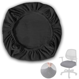 TANGRUL Chair Cover, Seat Cover, Office Chair Cover, Elastic Material, Washable, Easy to Put On and Take Off, Office Chair Cover, Chair Seat, Replacement