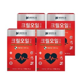 Nature Dream Krill Oil 1000mg x 30 capsules (4 units) 1 set / 네이처드림 크릴오일 1000mg x 30캡슐 4개 1세트