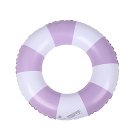 Swimming Ring Adult Retro Style Inflatable Swimming Hoop Funny Pool Float Toy Swimming Pool Float for Bathing Fun Summer Pool Beach Party Water Activities (Purple)