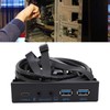 Dpofirs USB 3.2 Front Panel Hub with Floppy Drive Interface