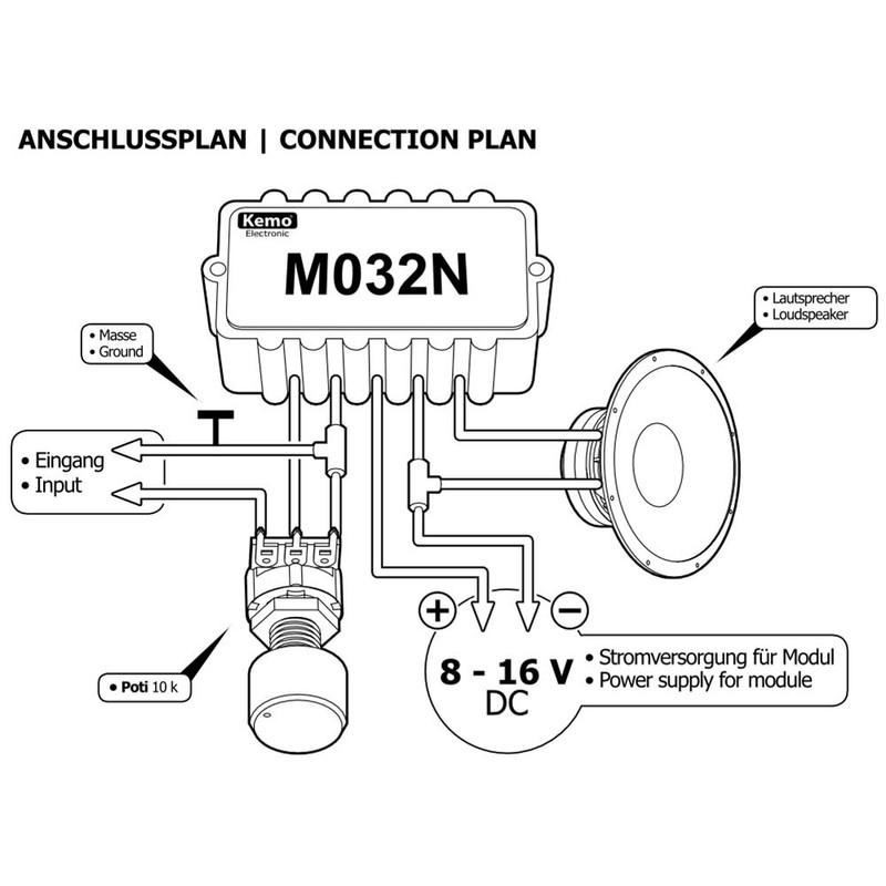 KEMO VERST RKER MODUL 12 WATT 6-16 VOLT