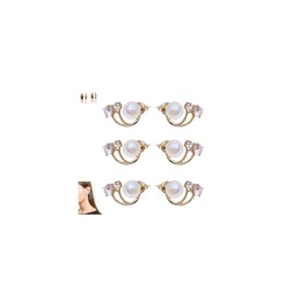 2 Pairs Lymphatic Earrings for Women Lymphatic Drainage Earrings Rhinestone Dangle Hoop Earrings for Women Lymphatic Germanium Earrings Acupressure Earrings Jewelry Gifts