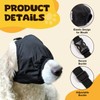 Swirge Calming Cap Eye Mask for Dogs - Anxiety Cover,