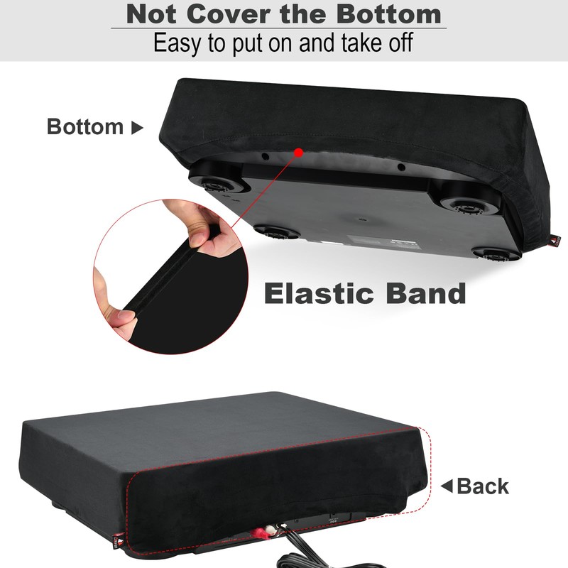TXEsign Dust Cover Compatible with Audio Technica AT-LP70X and AT-LP70XBT