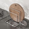 Cutting Board Holder Stainless Steel Wire Chopping Board Stand Cutting