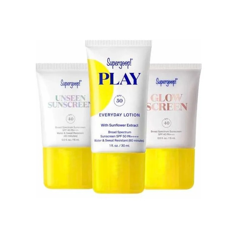 Supergoop! Spf Bestsellers Starter Kit 100% Original