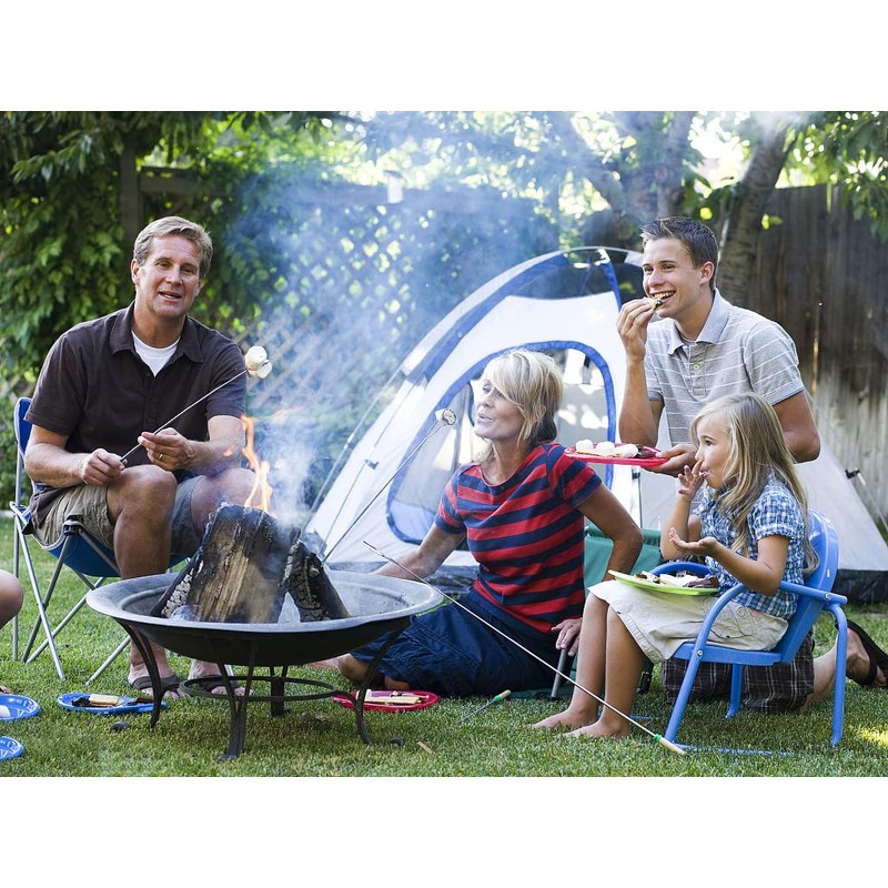 Ajmyonsp Marshmallow Roasting Sticks Smores Stick for Fire Pit -